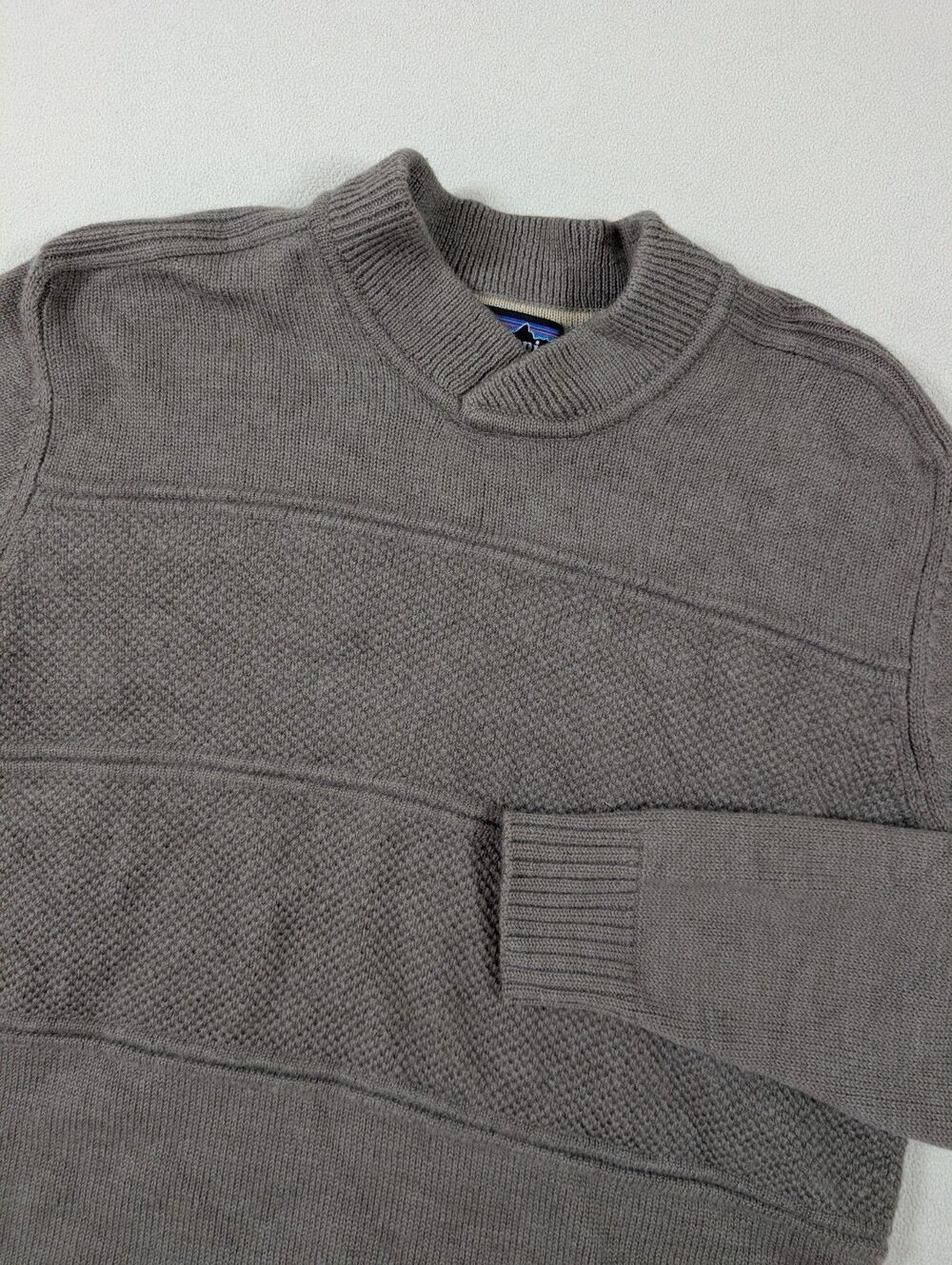 Vintage Patagonia Wool Sweater Brown 2000s Y2K Knit 100% Wool Men’s M Skater